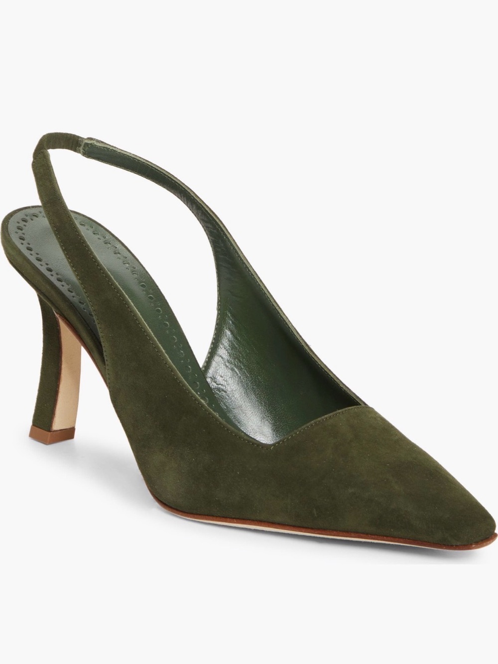 $995 manolo blahnik moirasli heels 36.5